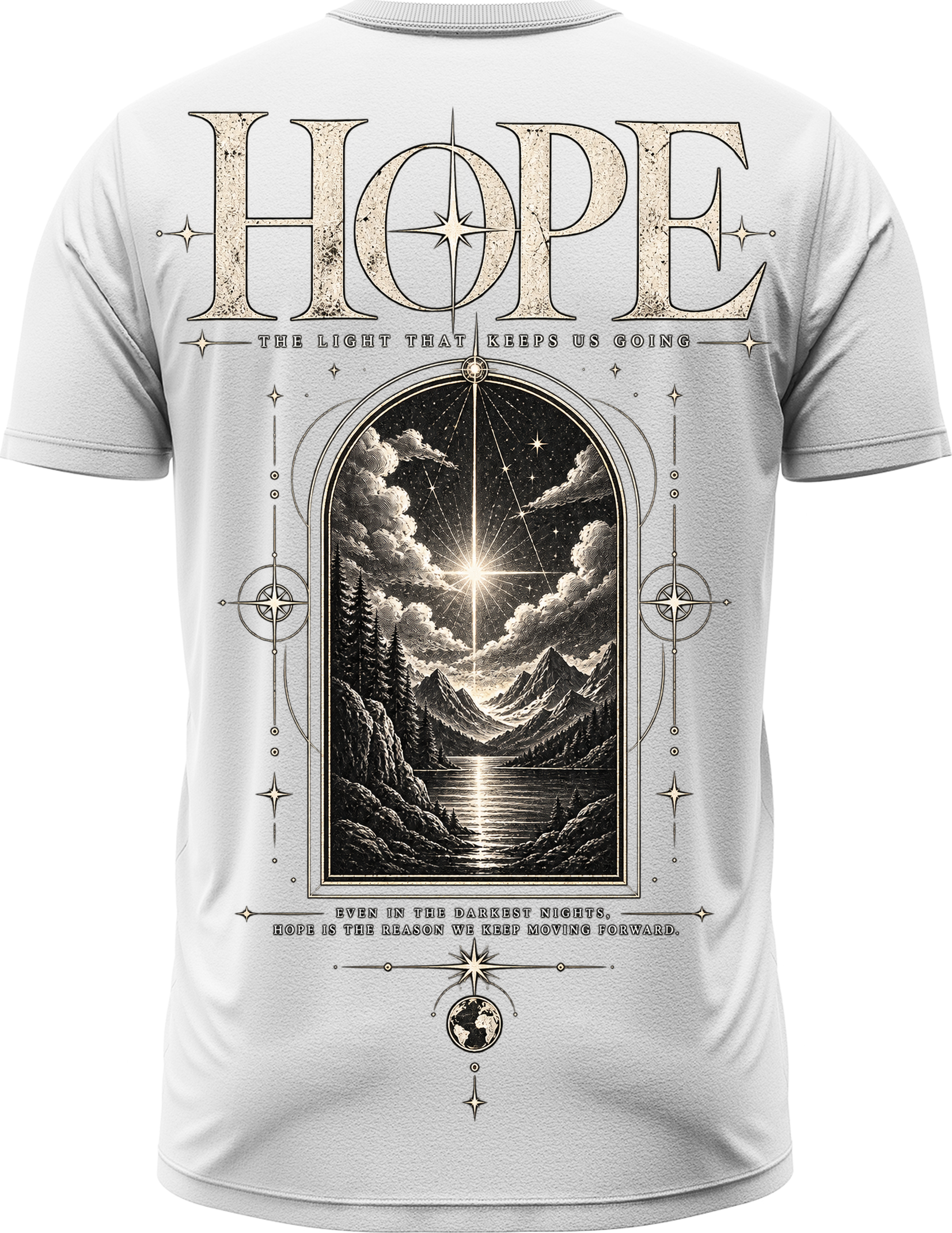 Hope – The Light T-Shirt - Arka